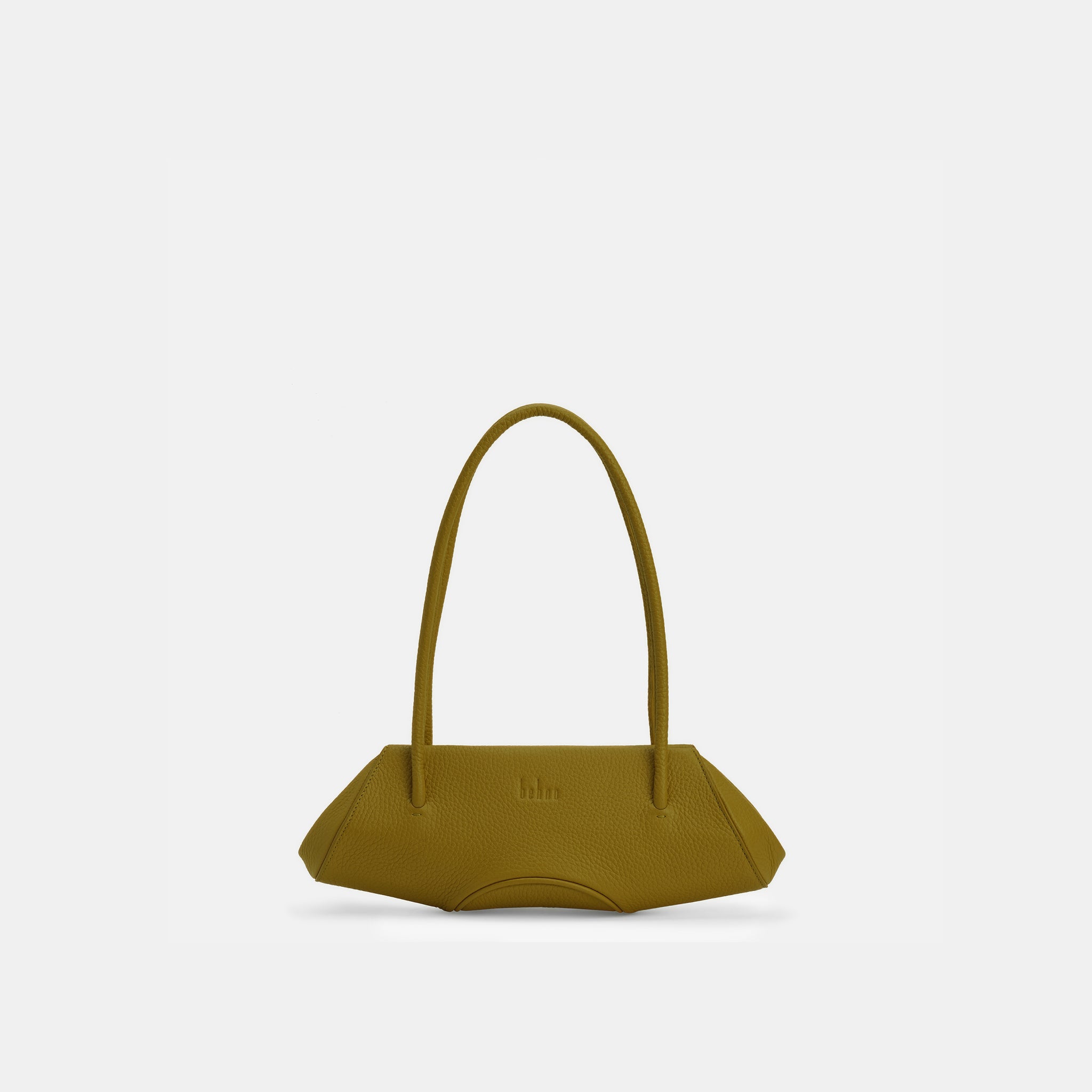 Behno ELIZABETH BAGUETTE MINI PEBBLE OLIVE