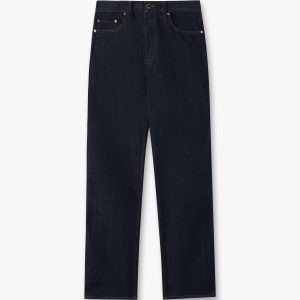 Casablanca Indigo Raw Denim Straight Leg Jeans