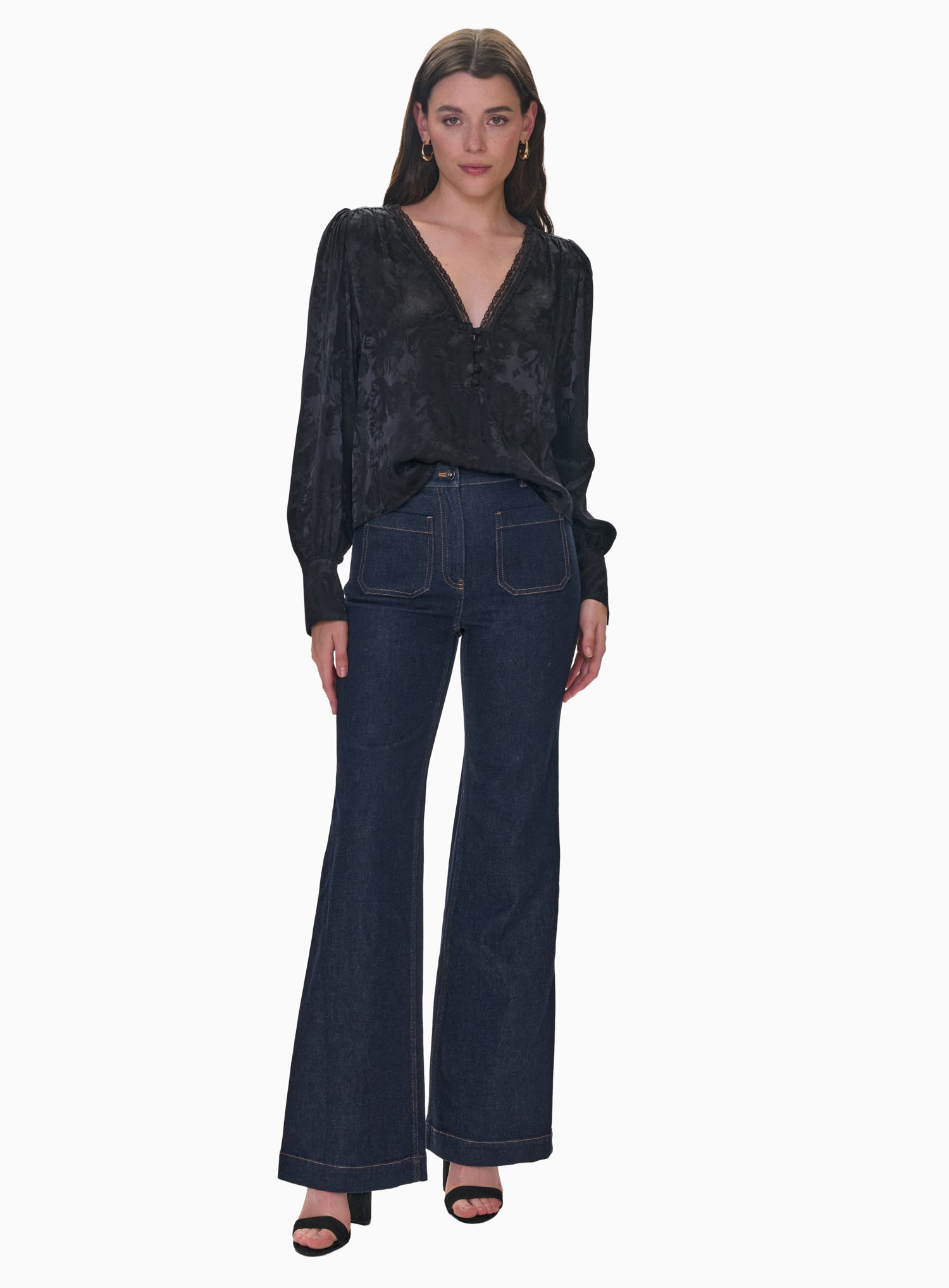 Rebecca Taylor Audrey Jacquard Blouse