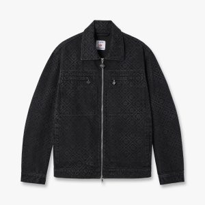 Casablanca Black Monogram Denim Jacket