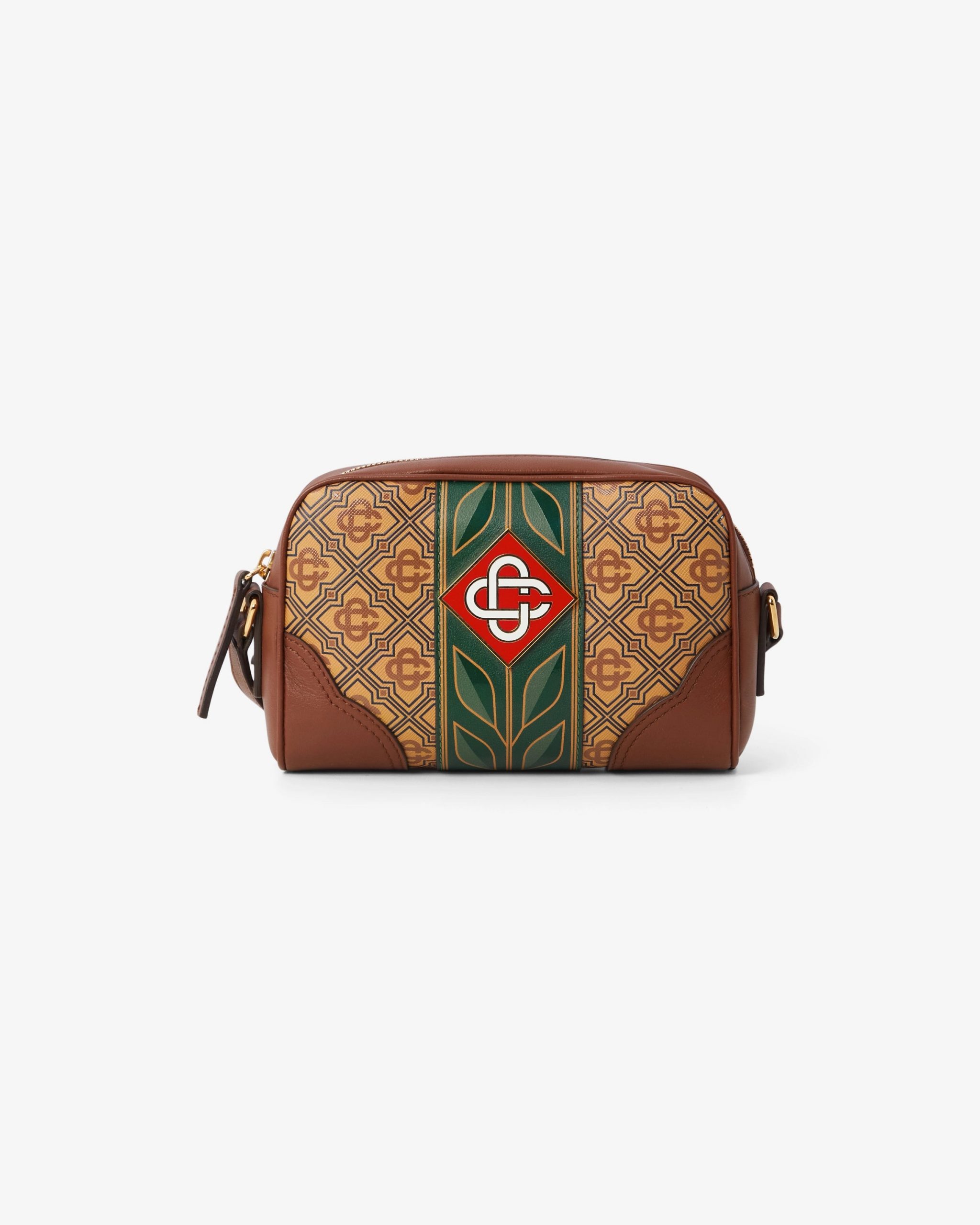 Casablanca Beige Monogram Crossbody Bag