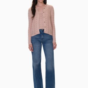 Rebecca Taylor Hannah Pointelle Cardigan