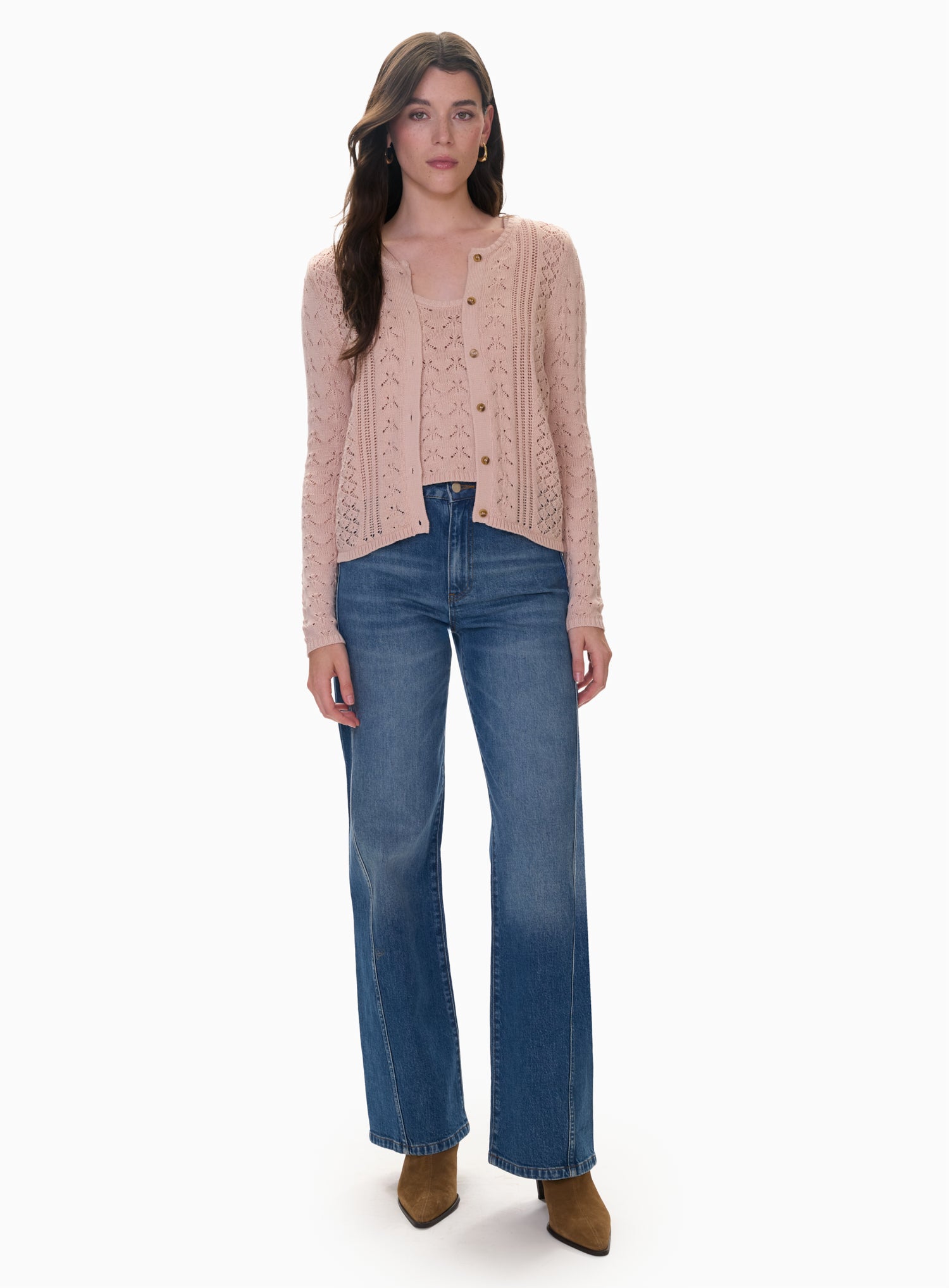 Rebecca Taylor Hannah Pointelle Cardigan