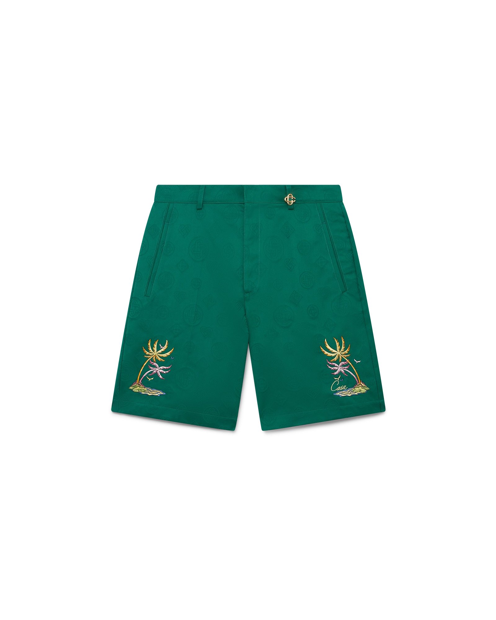 Casablanca Jacquard Diamond Monogram Shorts