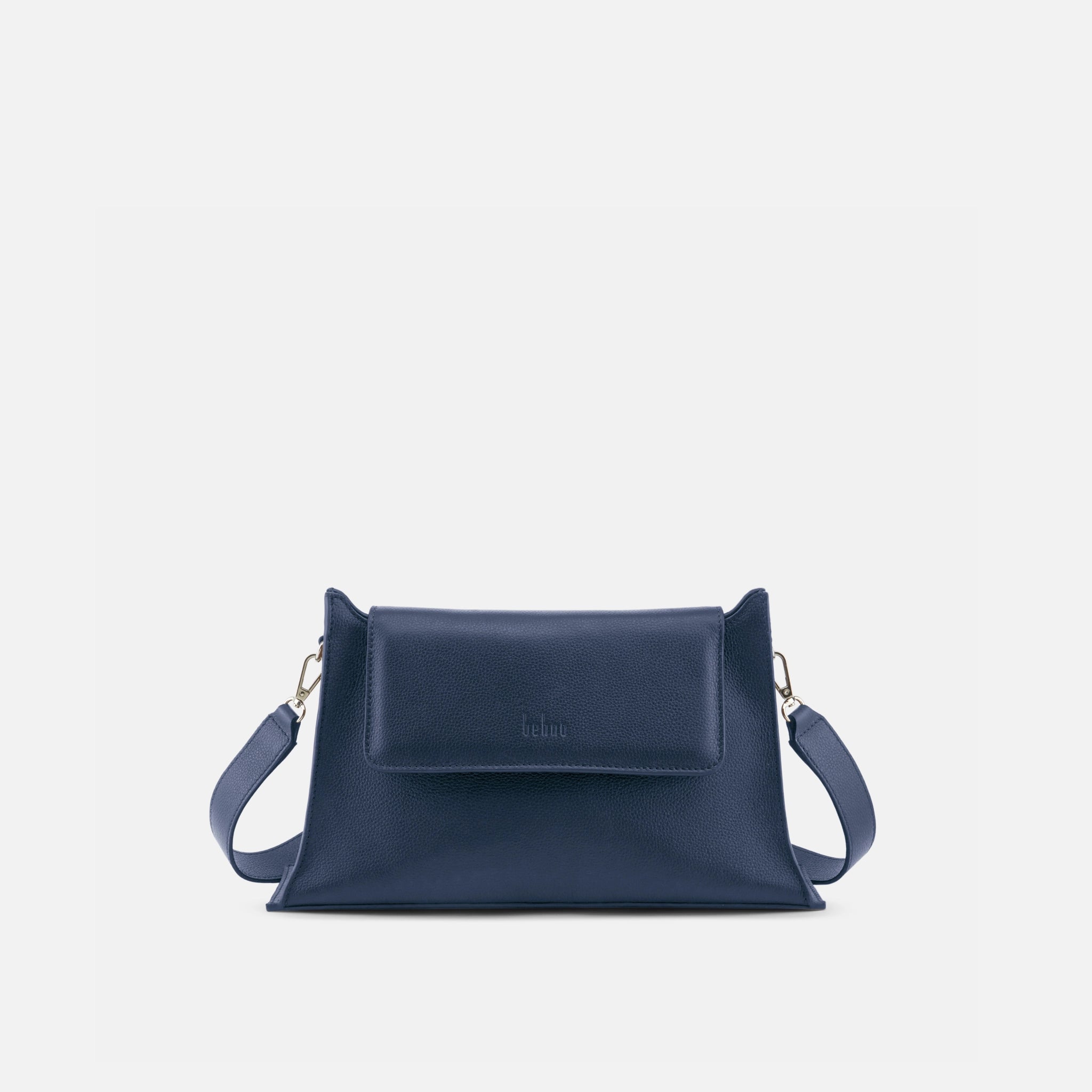 Behno WINNIE SHOULDER BAG PEBBLE NAVY