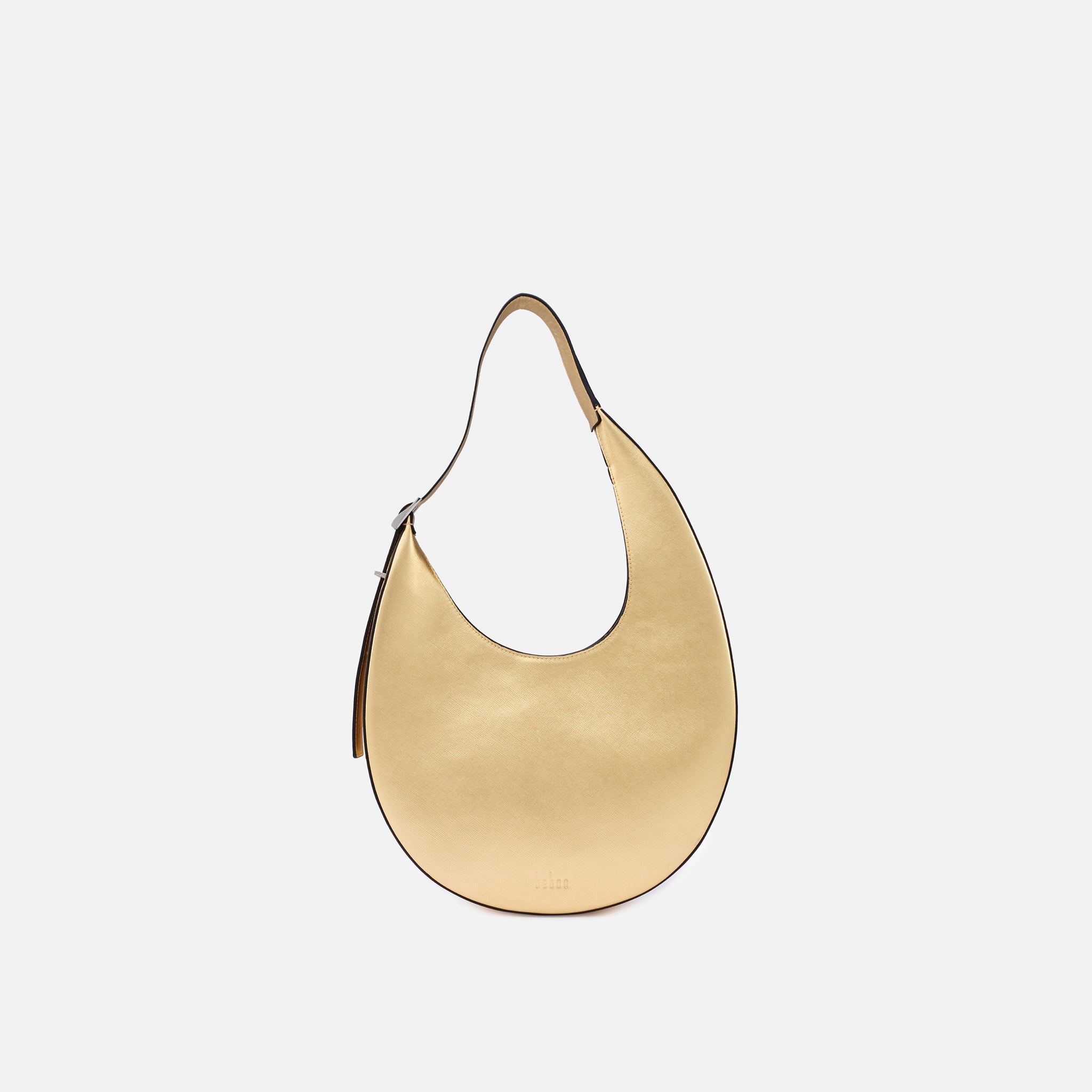 Behno INA CRESCENT BAG MEDIUM METALLIC GOLD