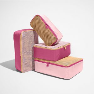 Away Insider Packing Cubes (Set of 4) in Pink Sand