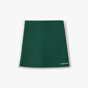 Casablanca Green Scuba Mini Skirt