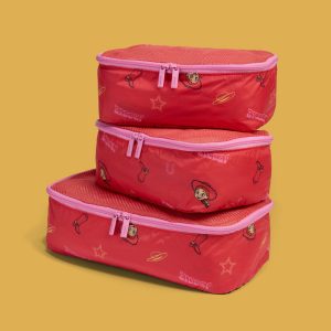 Away Kids Packing Cubes in Jessie Red
