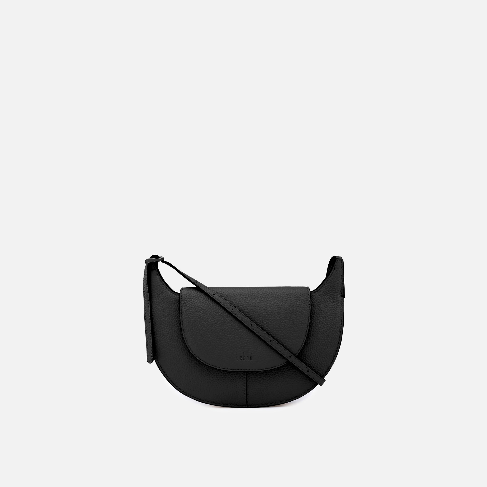 Behno NADIA CROSSBODY PEBBLE BLACK
