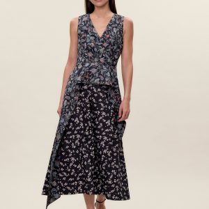 Rebecca Taylor Aurelia Stretch Linen Dress