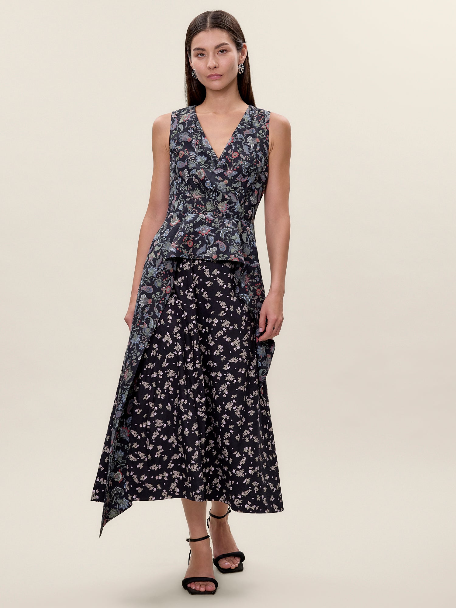 Rebecca Taylor Aurelia Stretch Linen Dress