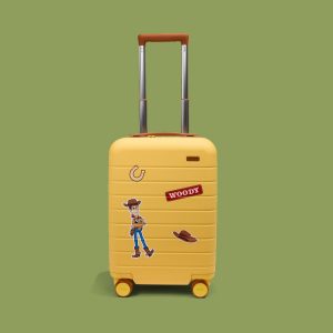 Away The Kids Carry-On in Woody Yellow
