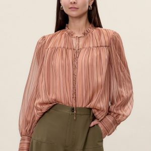 Rebecca Taylor Celeste Stripe Blouse