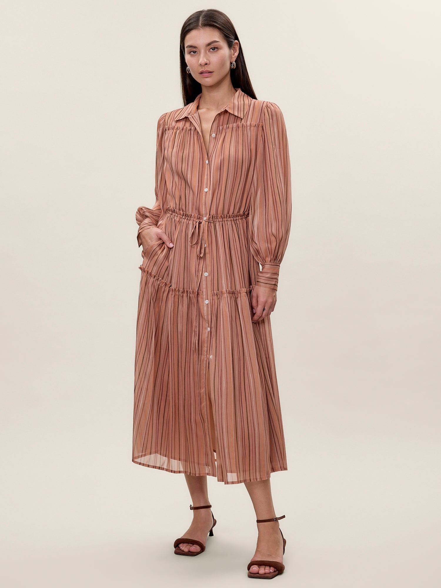 Rebecca Taylor Celeste Stripe Dress