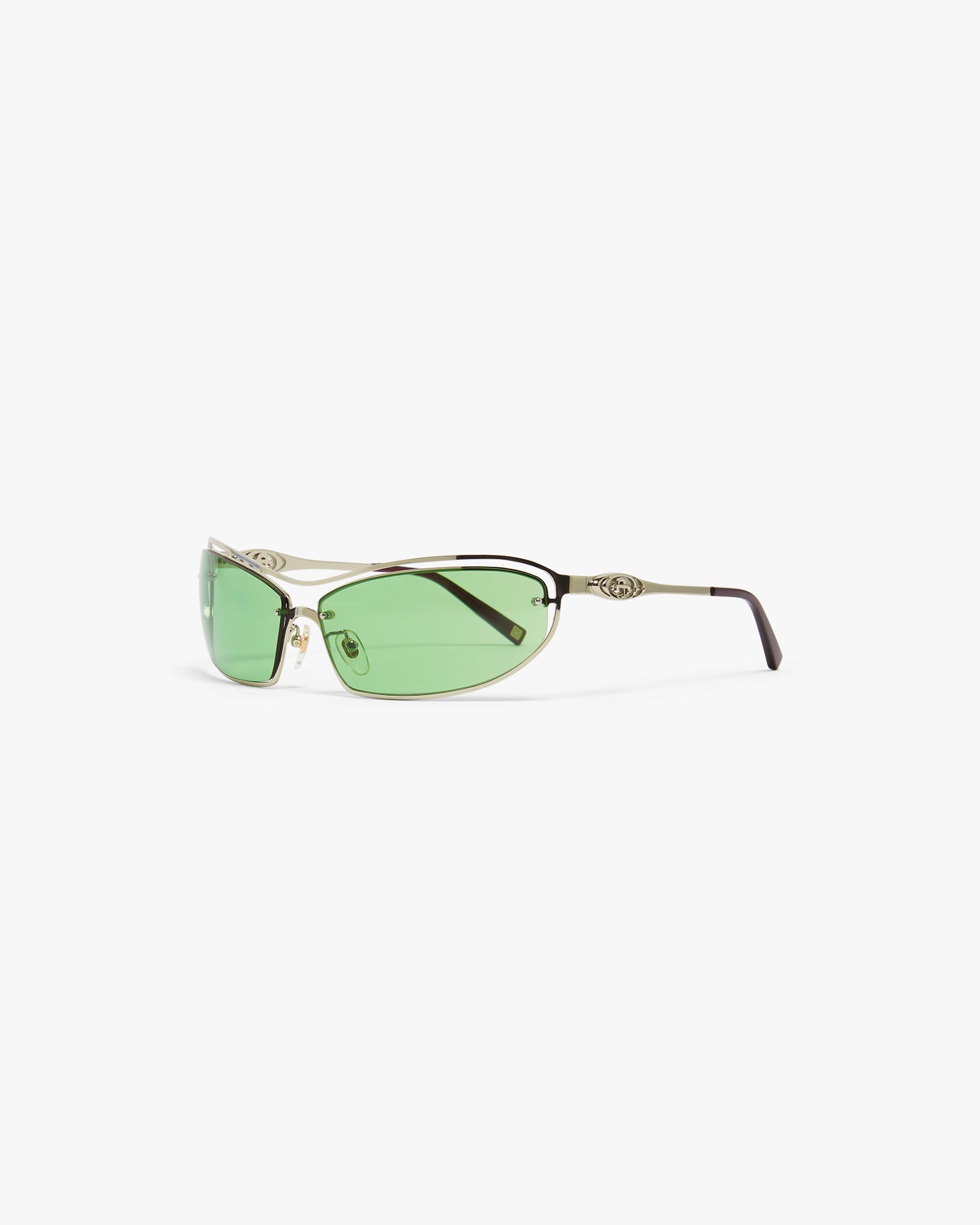 Casablanca Green Spiral Sunglasses