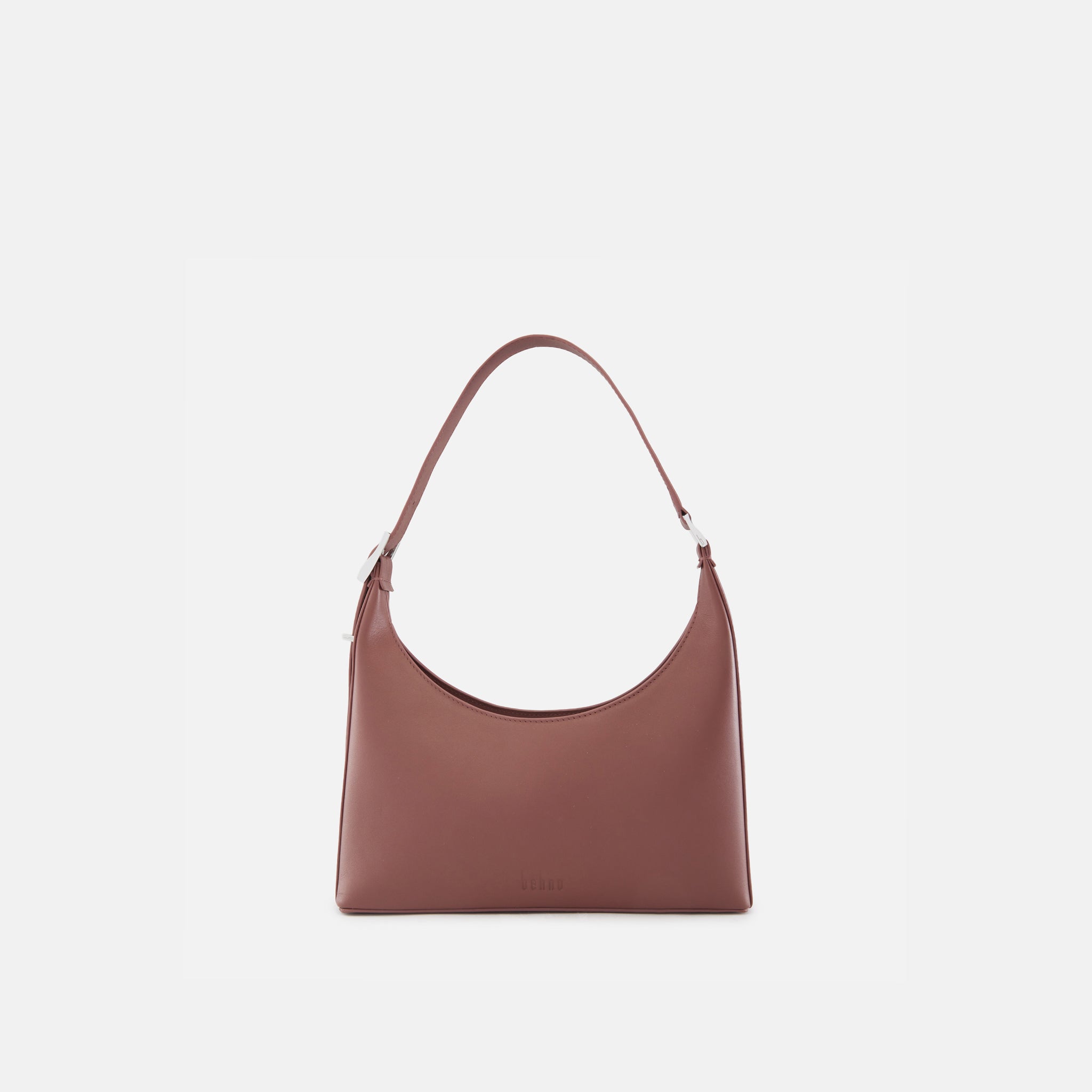 Behno DANNY FLATIRON BAG NAPPA BRICK