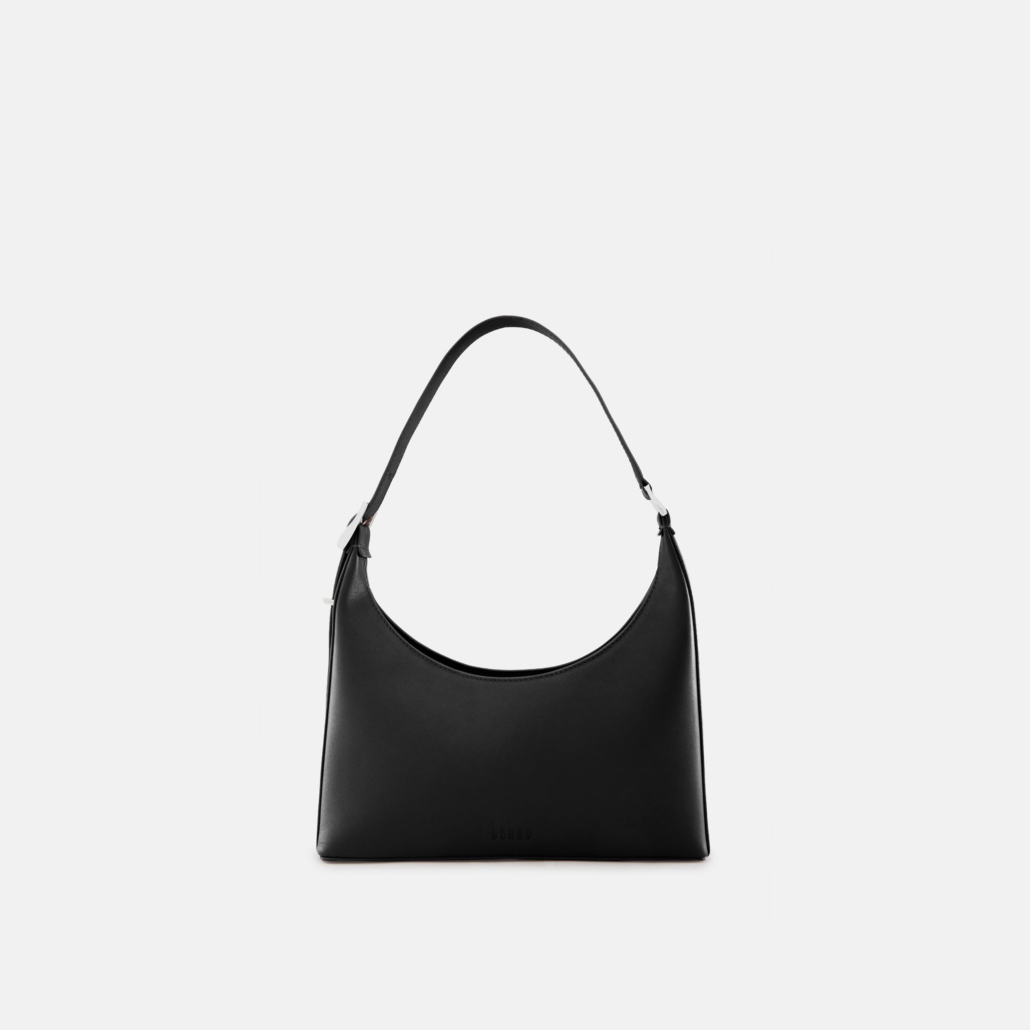 Behno DANNY FLATIRON BAG NAPPA BLACK