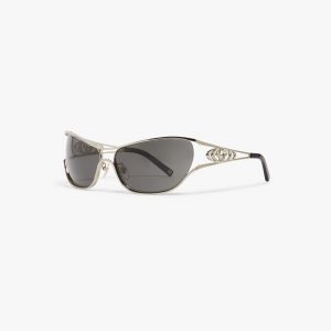 Casablanca Black Outline Sport Sunglasses