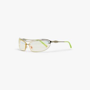 Casablanca Lime Spiral Sunglasses