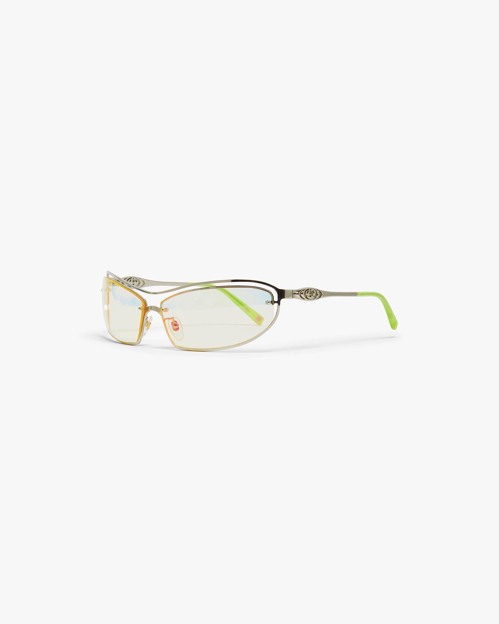 Casablanca Lime Spiral Sunglasses
