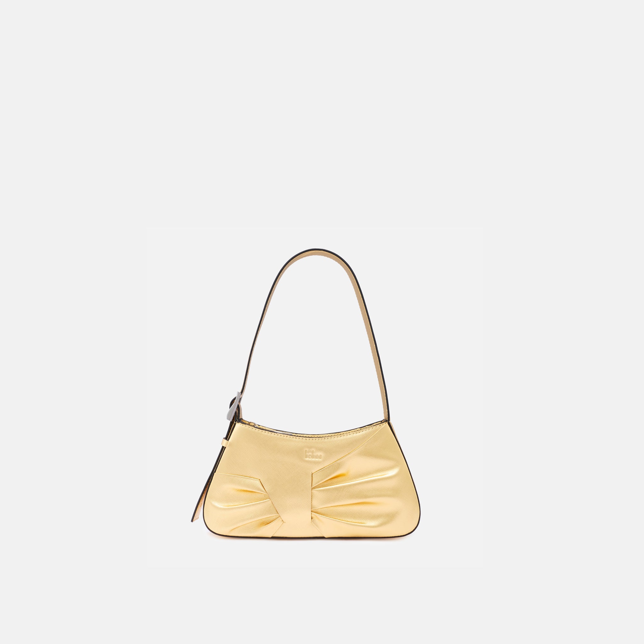 Behno LEENA MINI SHOULDER DRAPED METALLIC GOLD