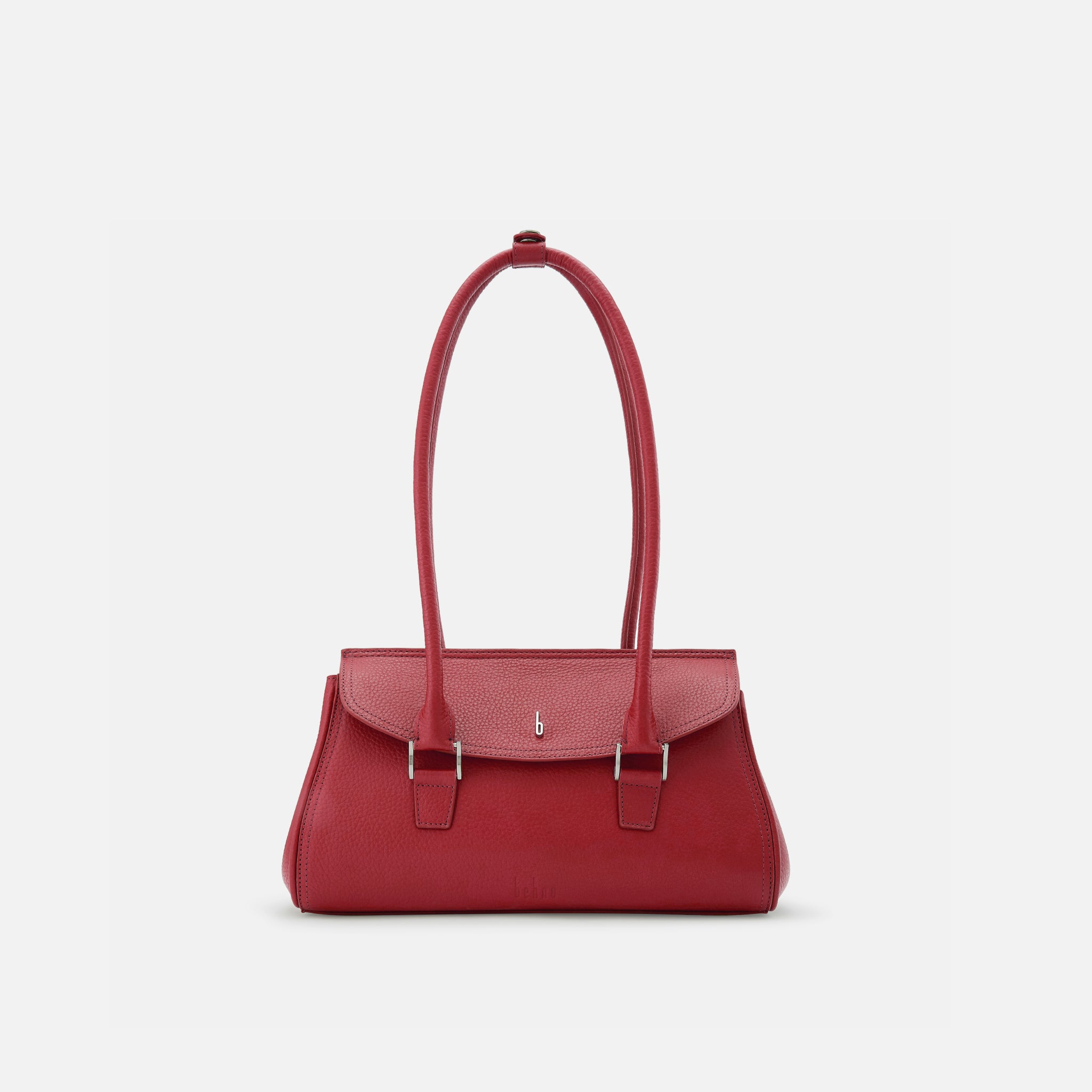 Behno COCO BAGUETTE PEBBLE RED