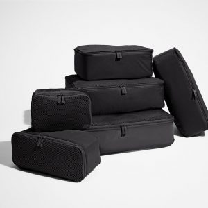 Away Insider Packing Cubes (Set of 6) in Jet Black