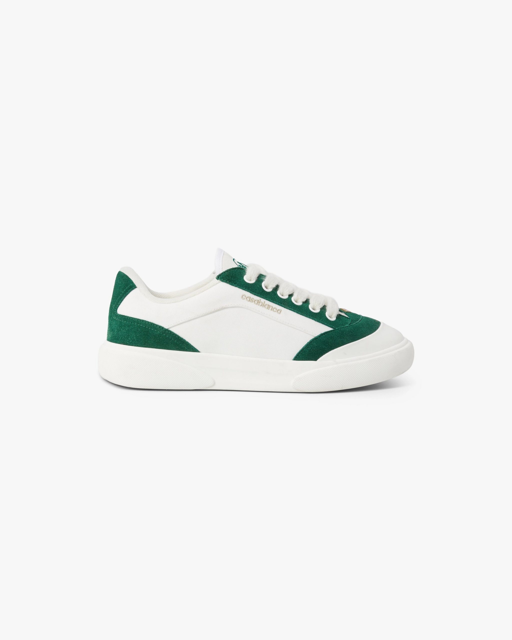 Casablanca Women's White & Green Del Mar Sneaker