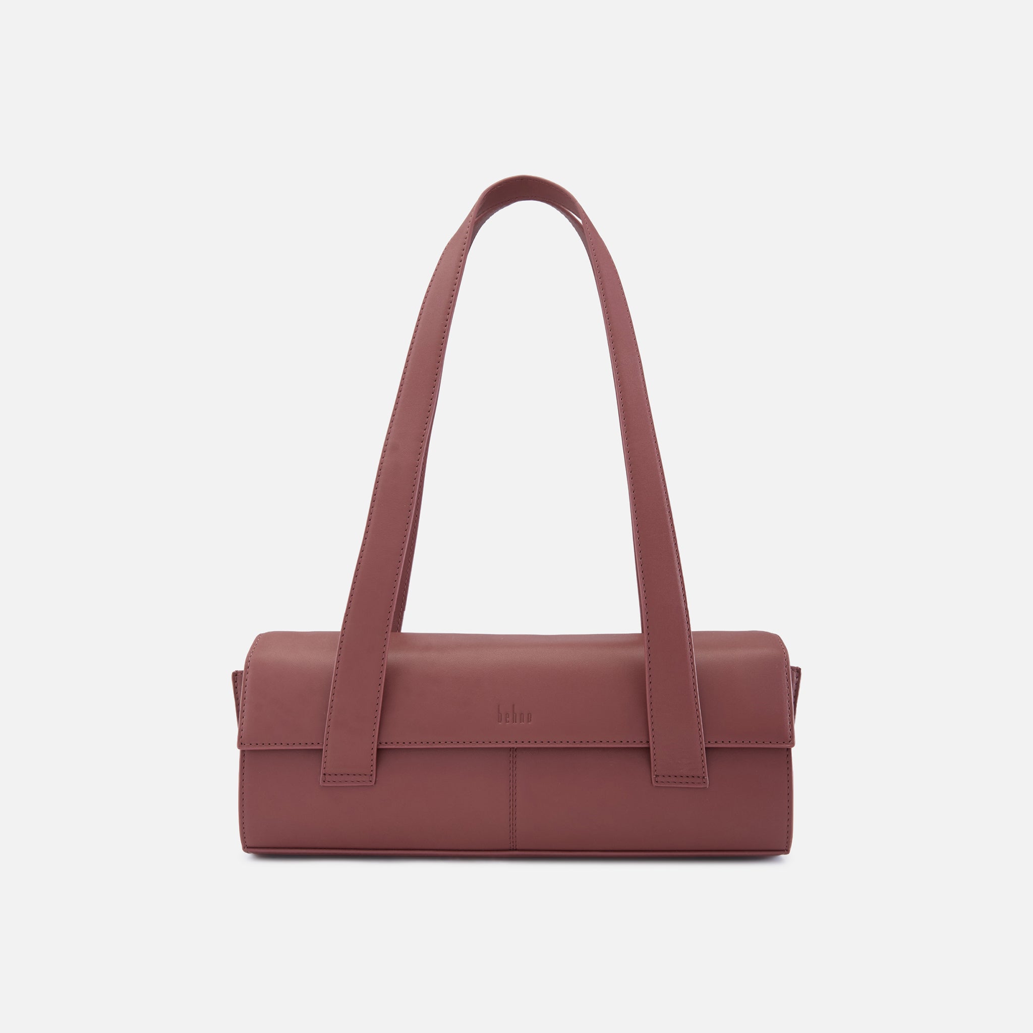 Behno MICHELLE SHOULDER BAG NAPPA BRICK