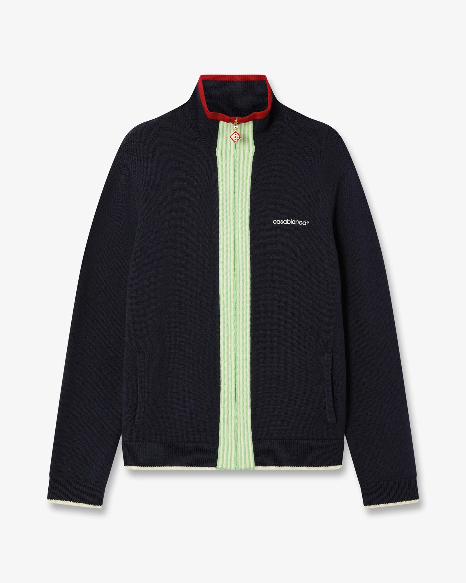 Casablanca Navy Merino Track Jacket