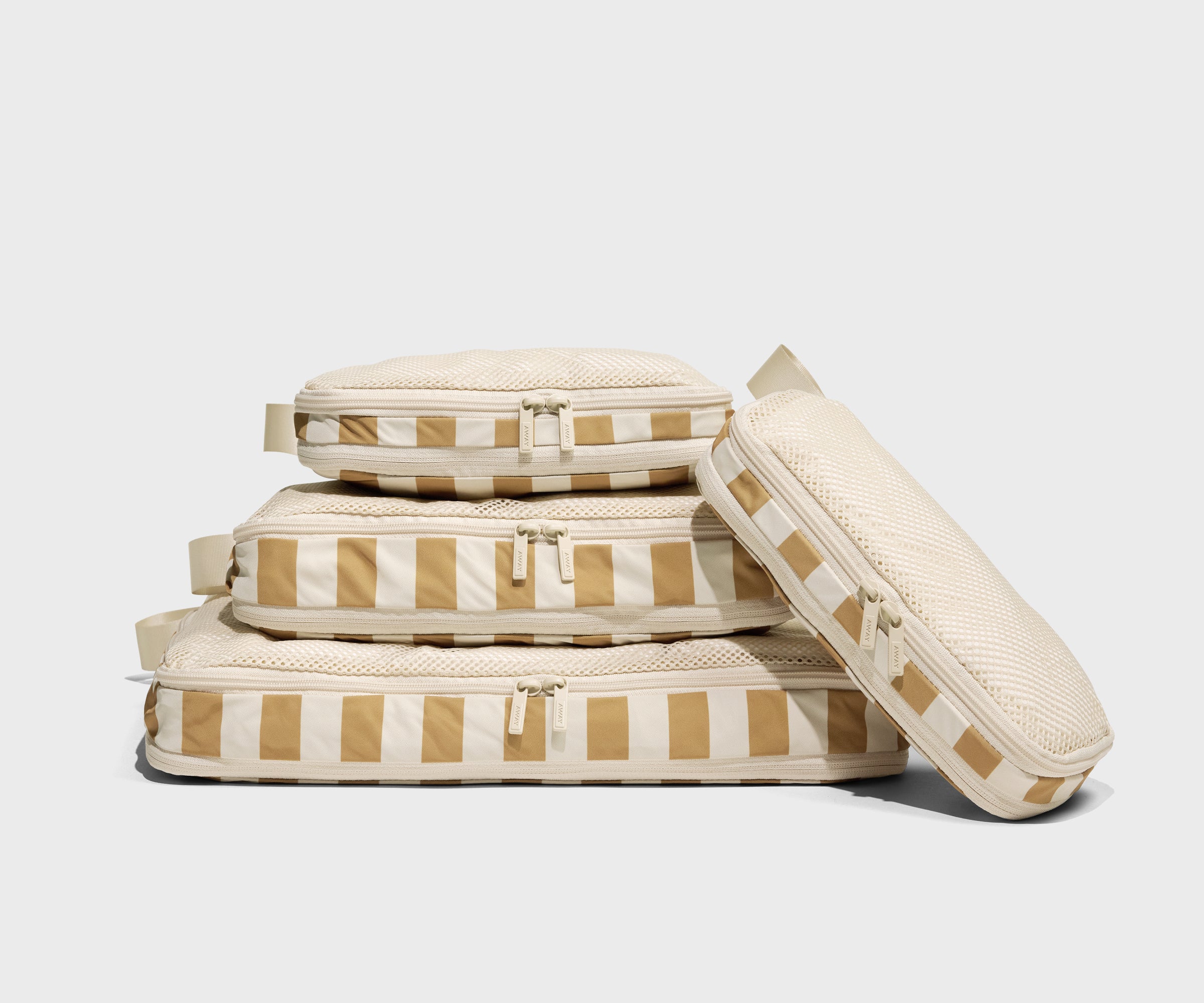 Away Compression Packing Cubes in Tide Line Stripe