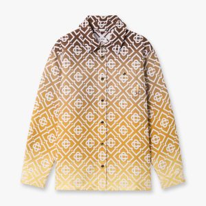 Casablanca Beige Gradient Monogram Shacket