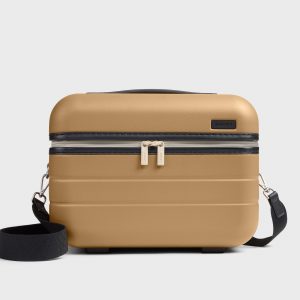Away The Train Case in Tide Line Stripe