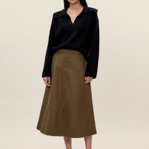 Rebecca Taylor Aria Twill Skirt