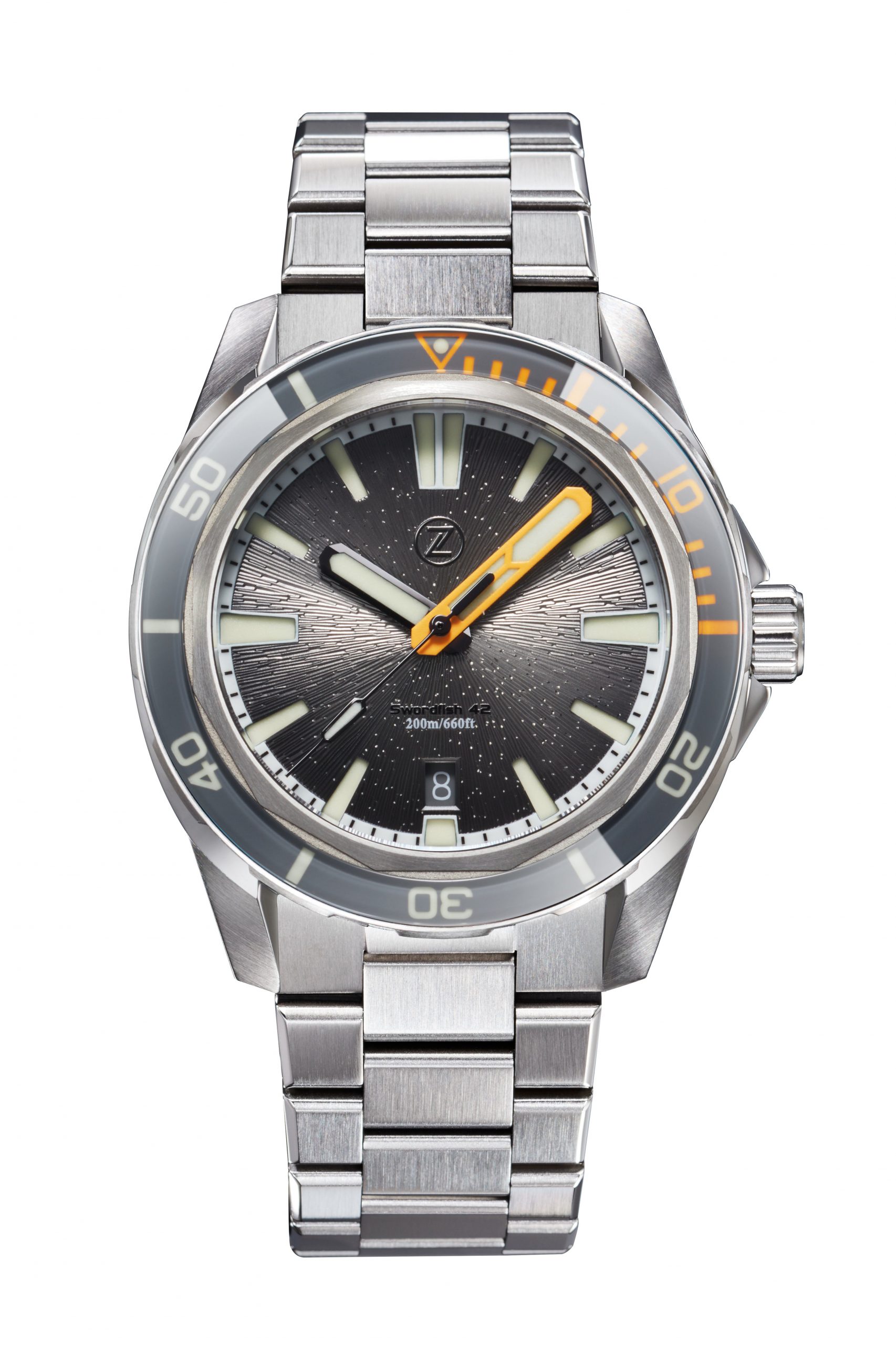 Zelos Swordfish 42mm SS 'Nimbus Grey'