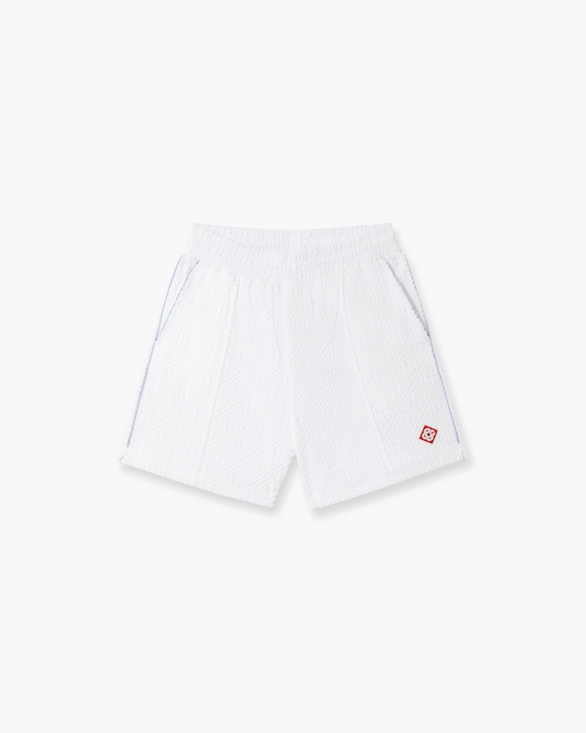 Casablanca White Towelling Shorts