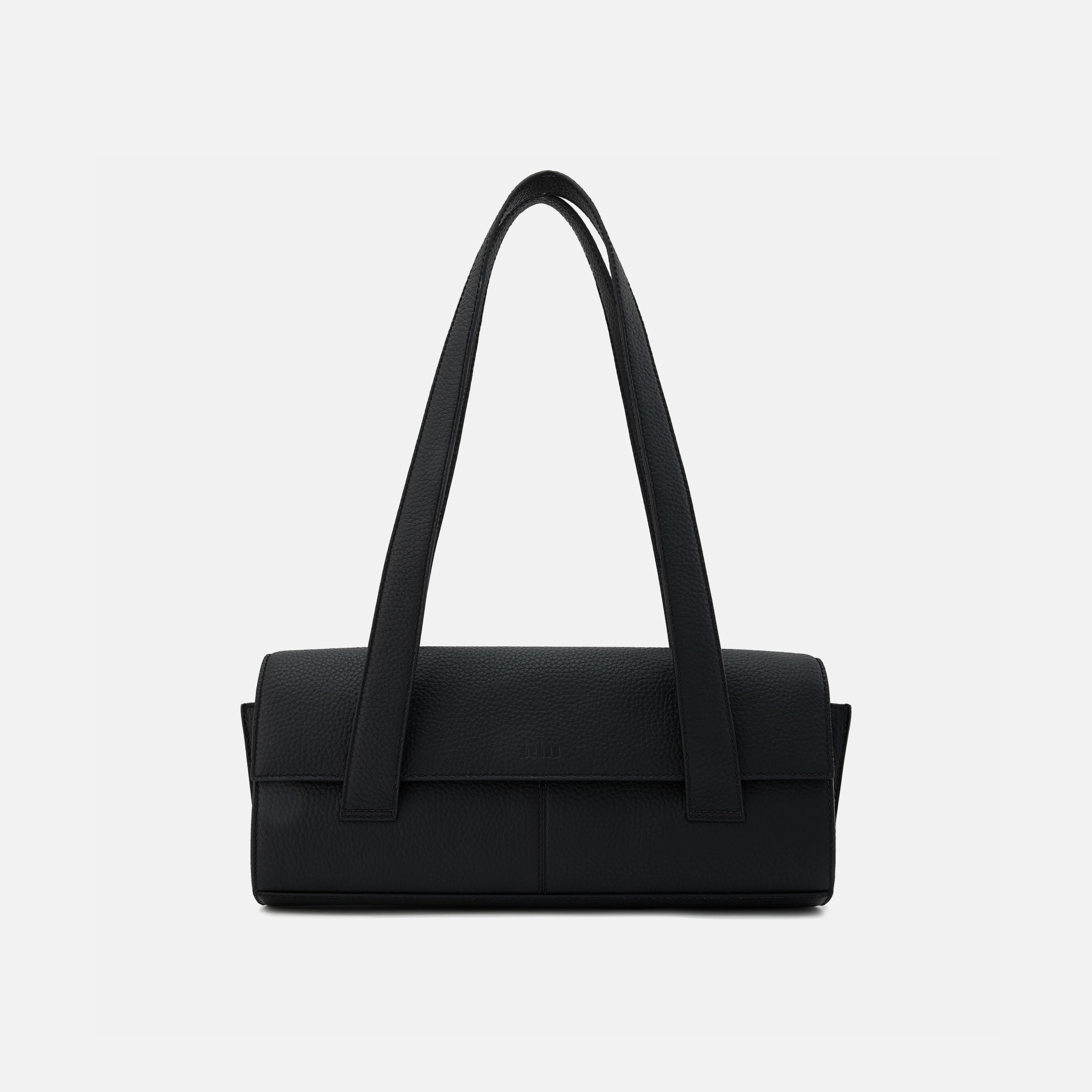 Behno MICHELLE SHOULDER BAG PEBBLE BLACK