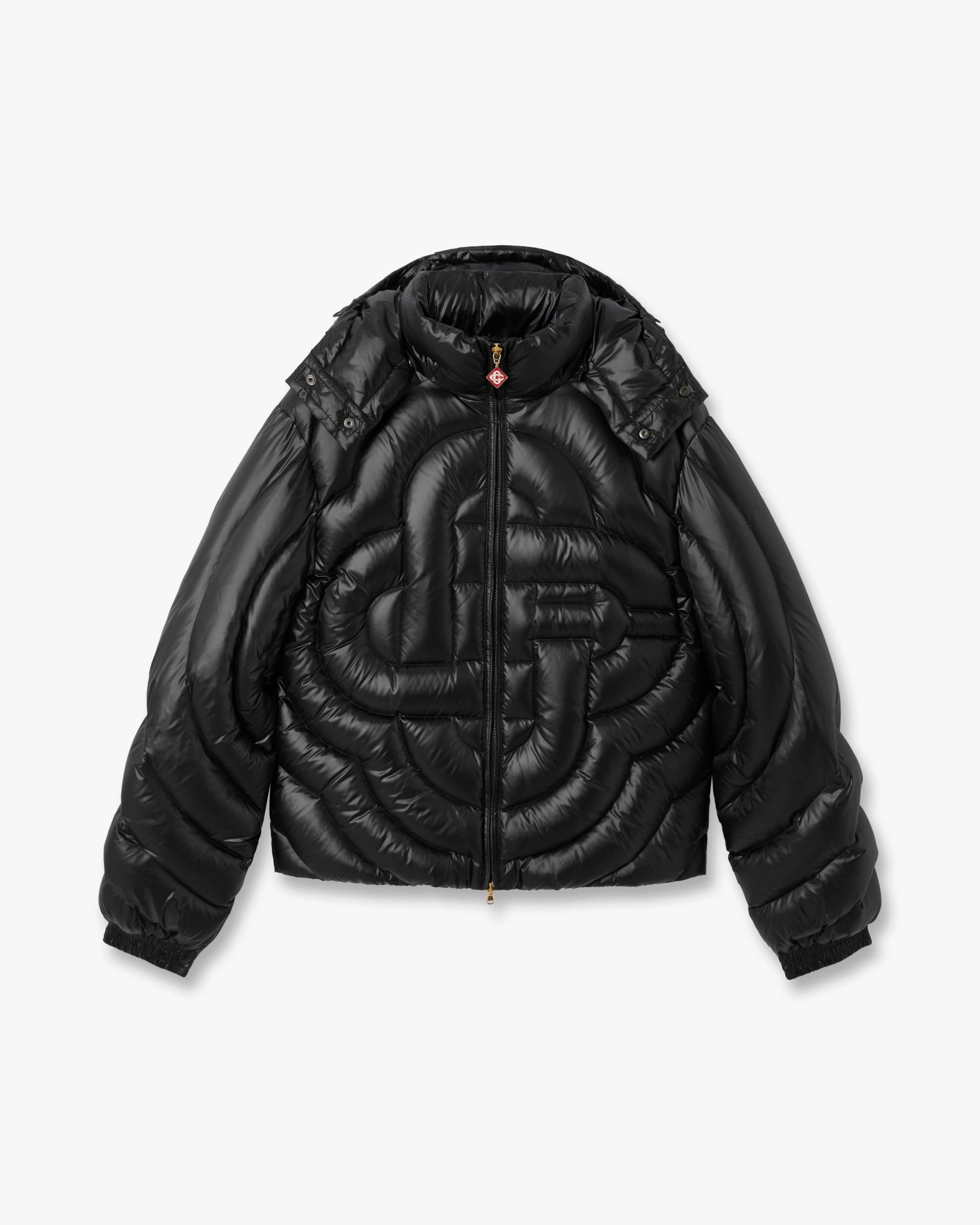 Casablanca Black Quilted Down Puffer Jacket