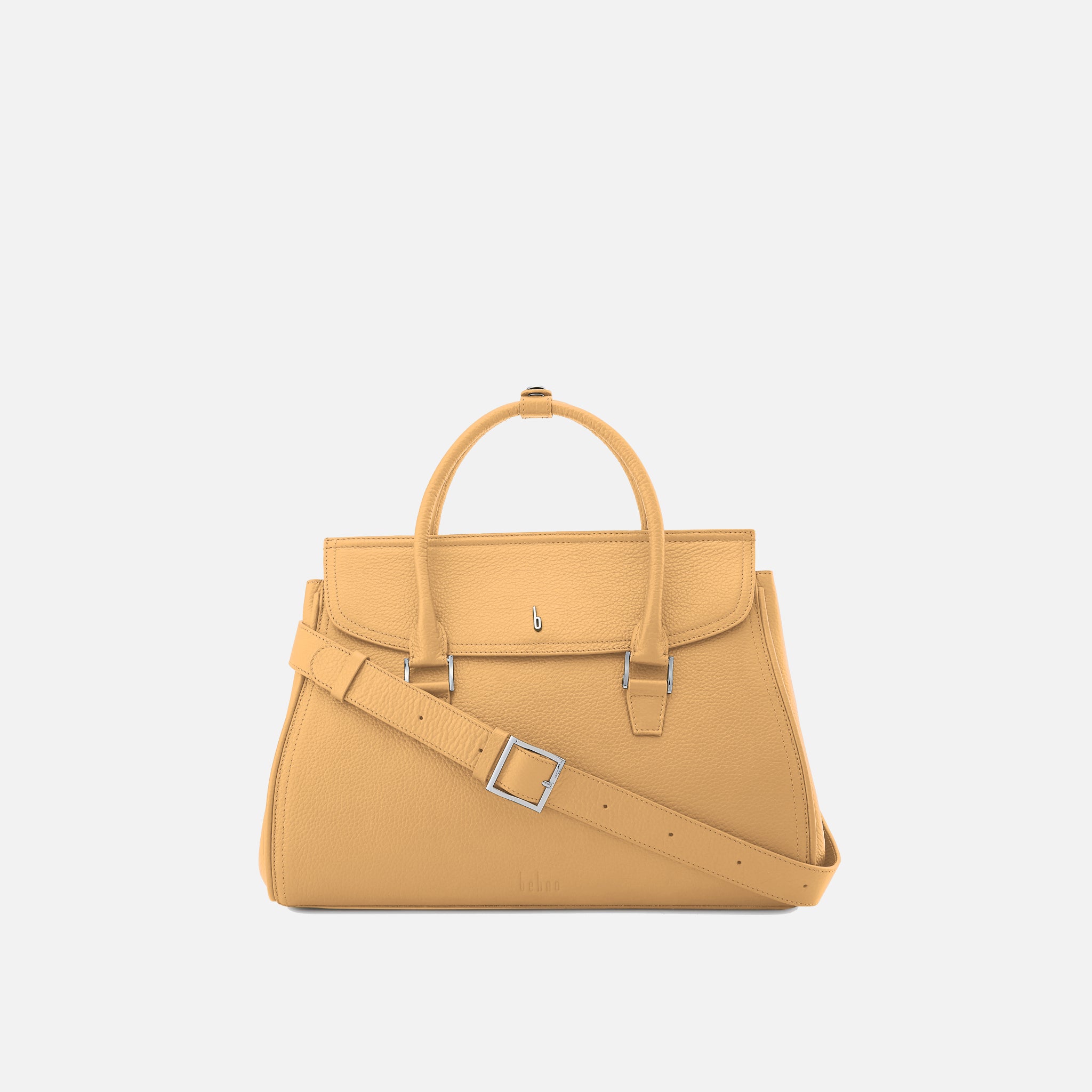 Behno COCO SATCHEL LARGE PEBBLE BISQUE