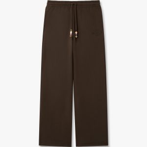 Casablanca Dark Brown Wide Leg Sweatpants