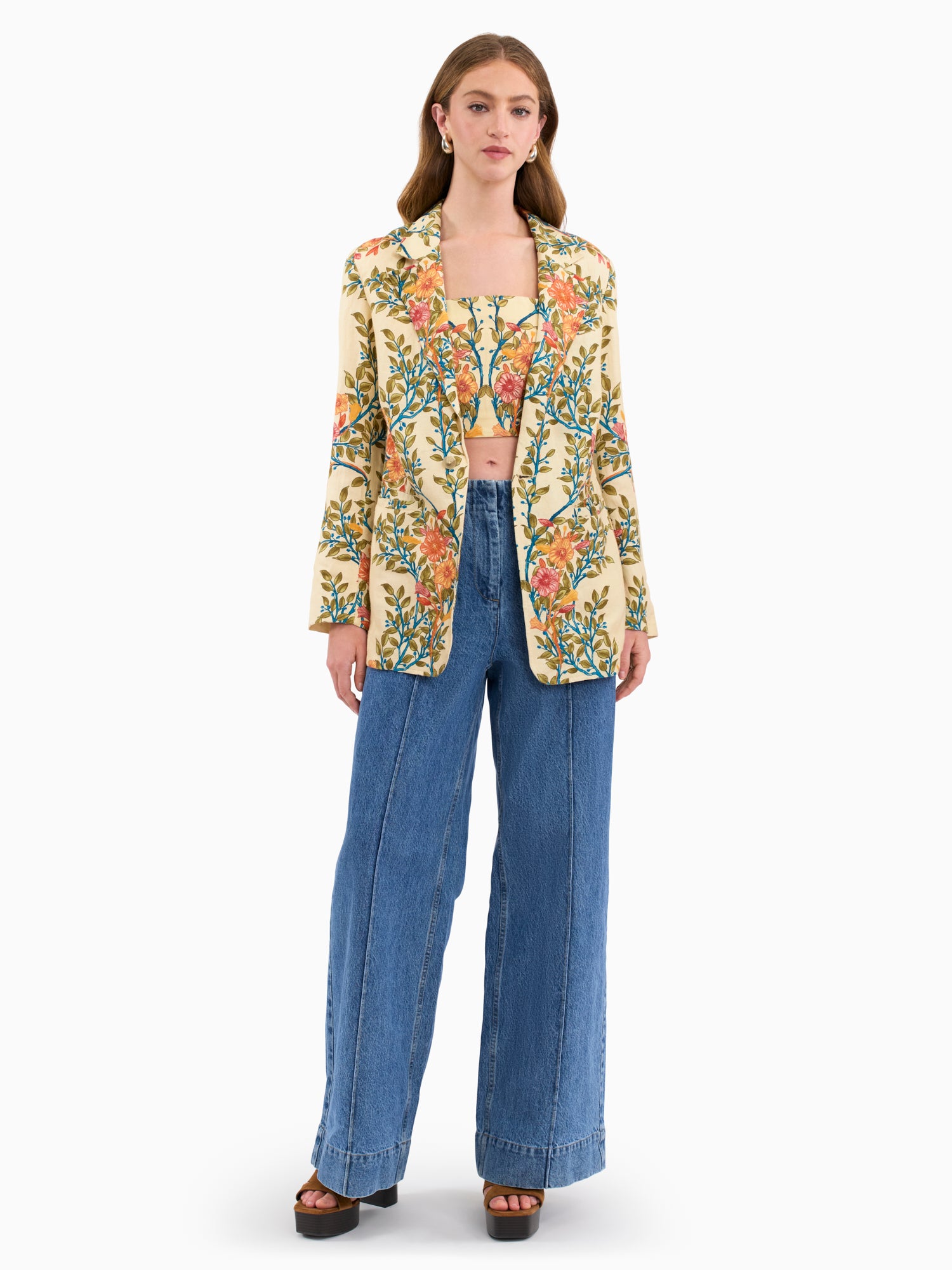 Rebecca Taylor Cleo Printed Blazer