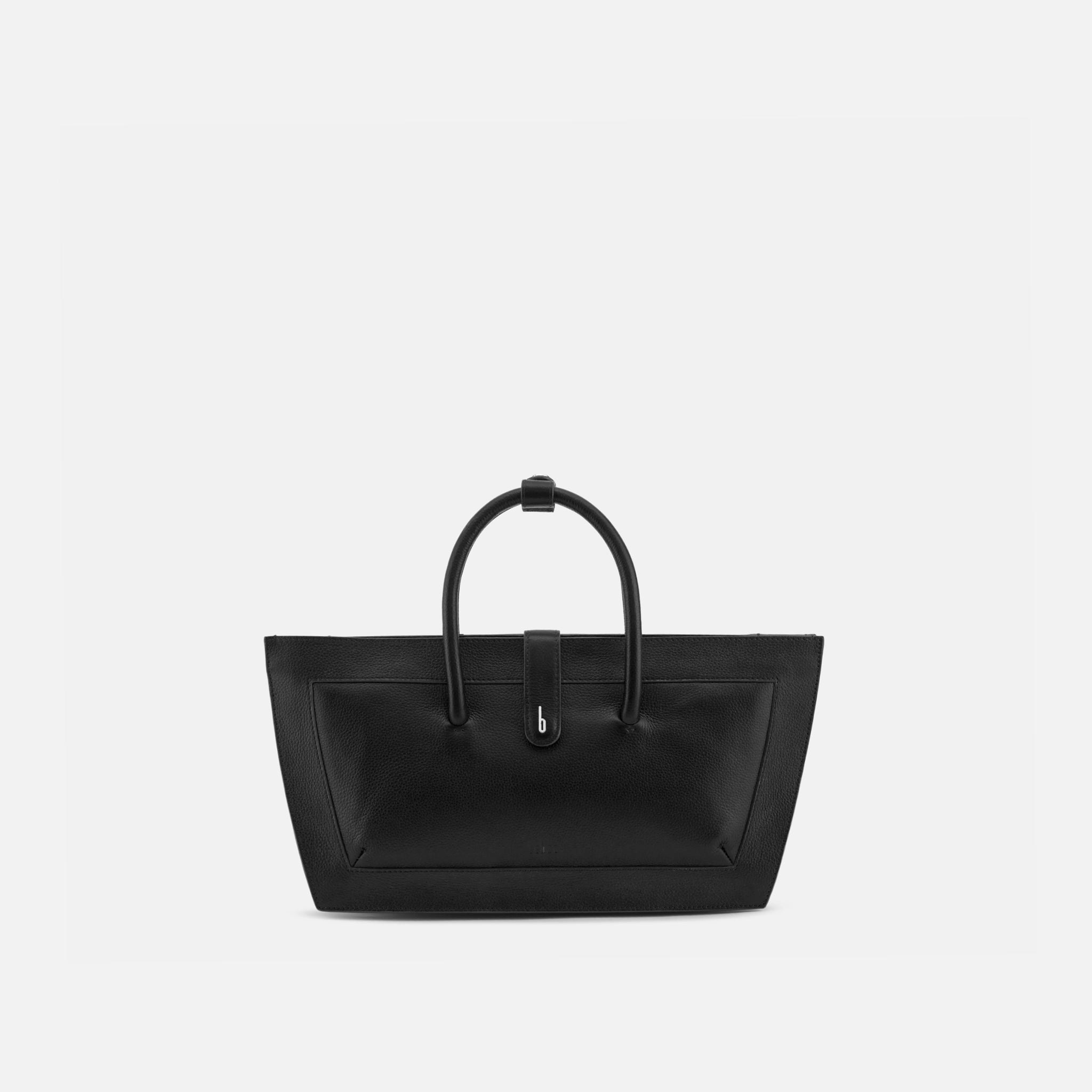 Behno FRIDA BAGUETTE PEBBLE BLACK