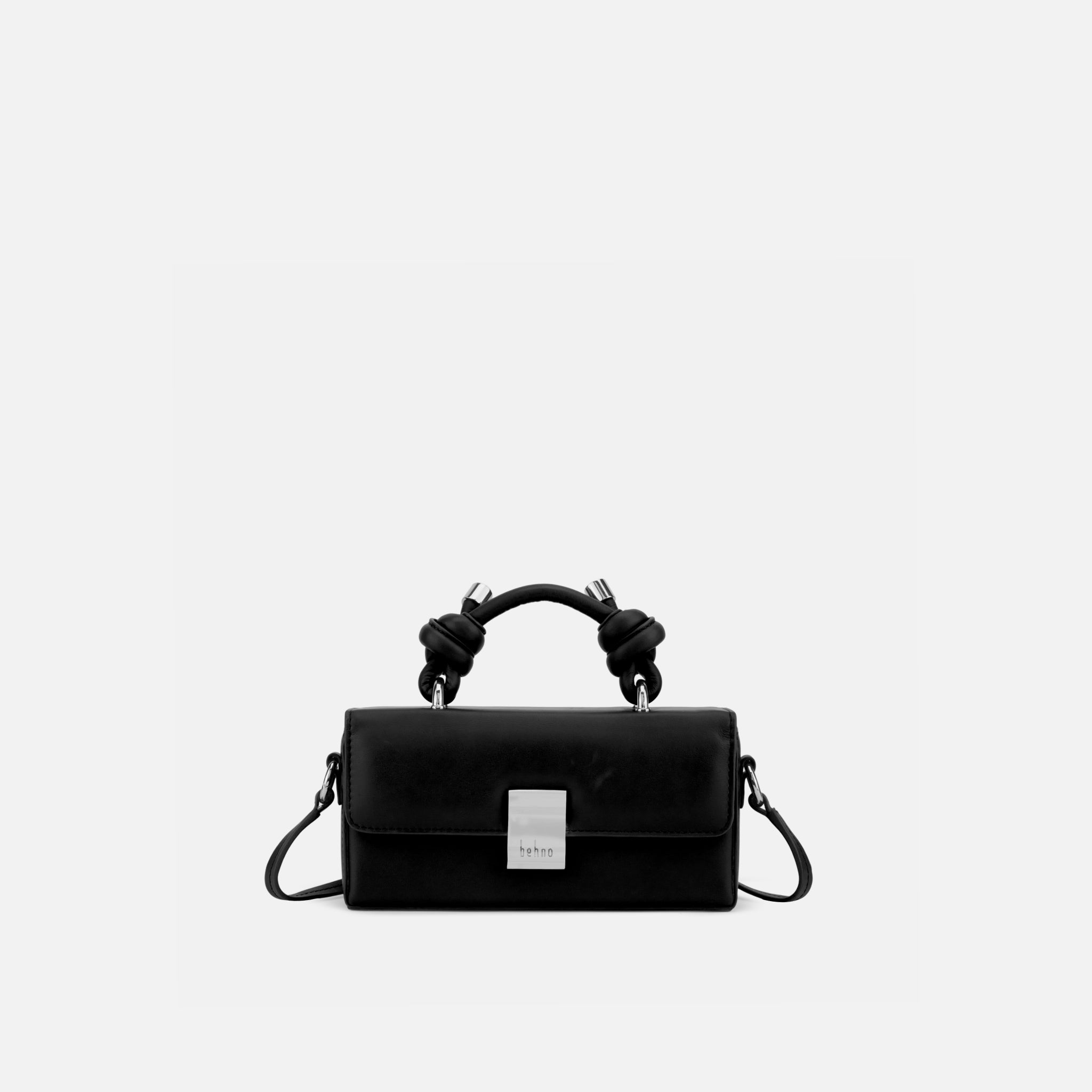 Behno MARY BAG MICRO SOFT NAPPA BLACK