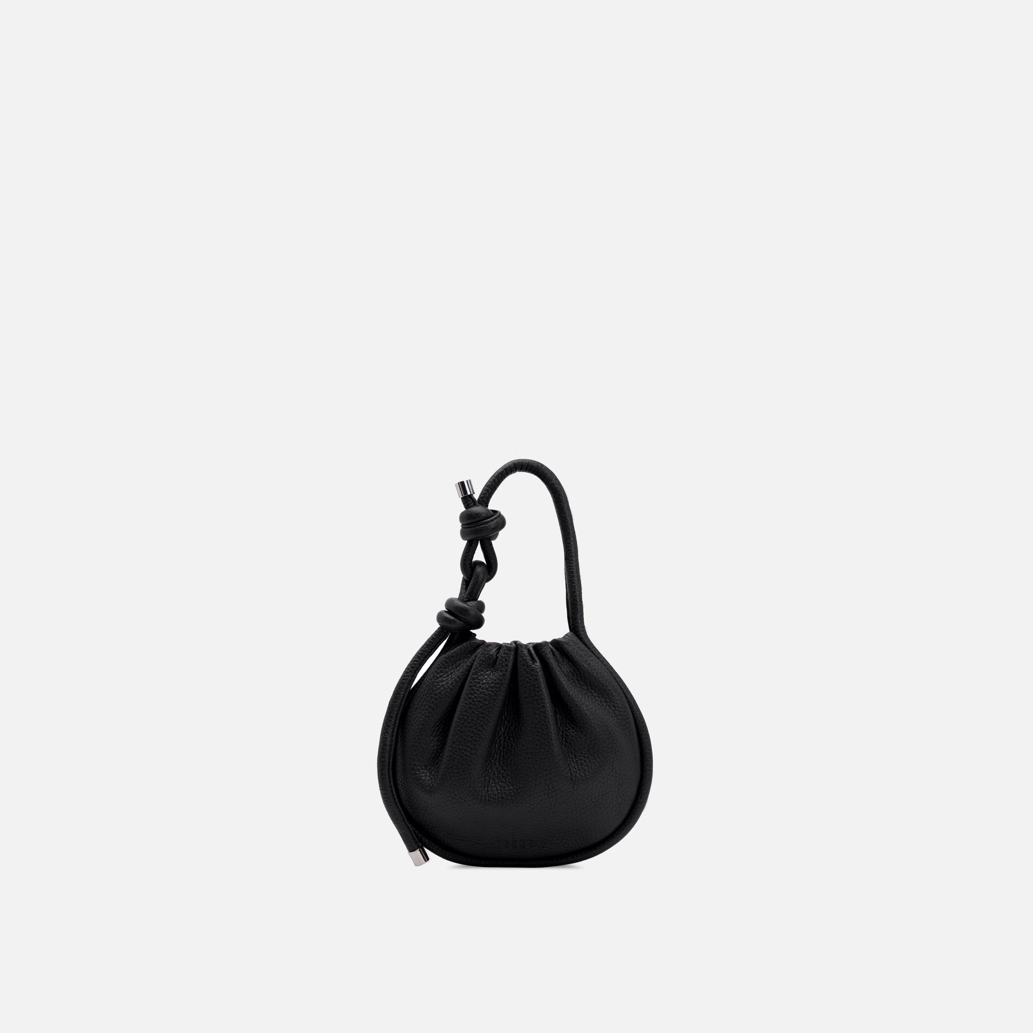 Behno INA MINI POTLI PEBBLE BLACK