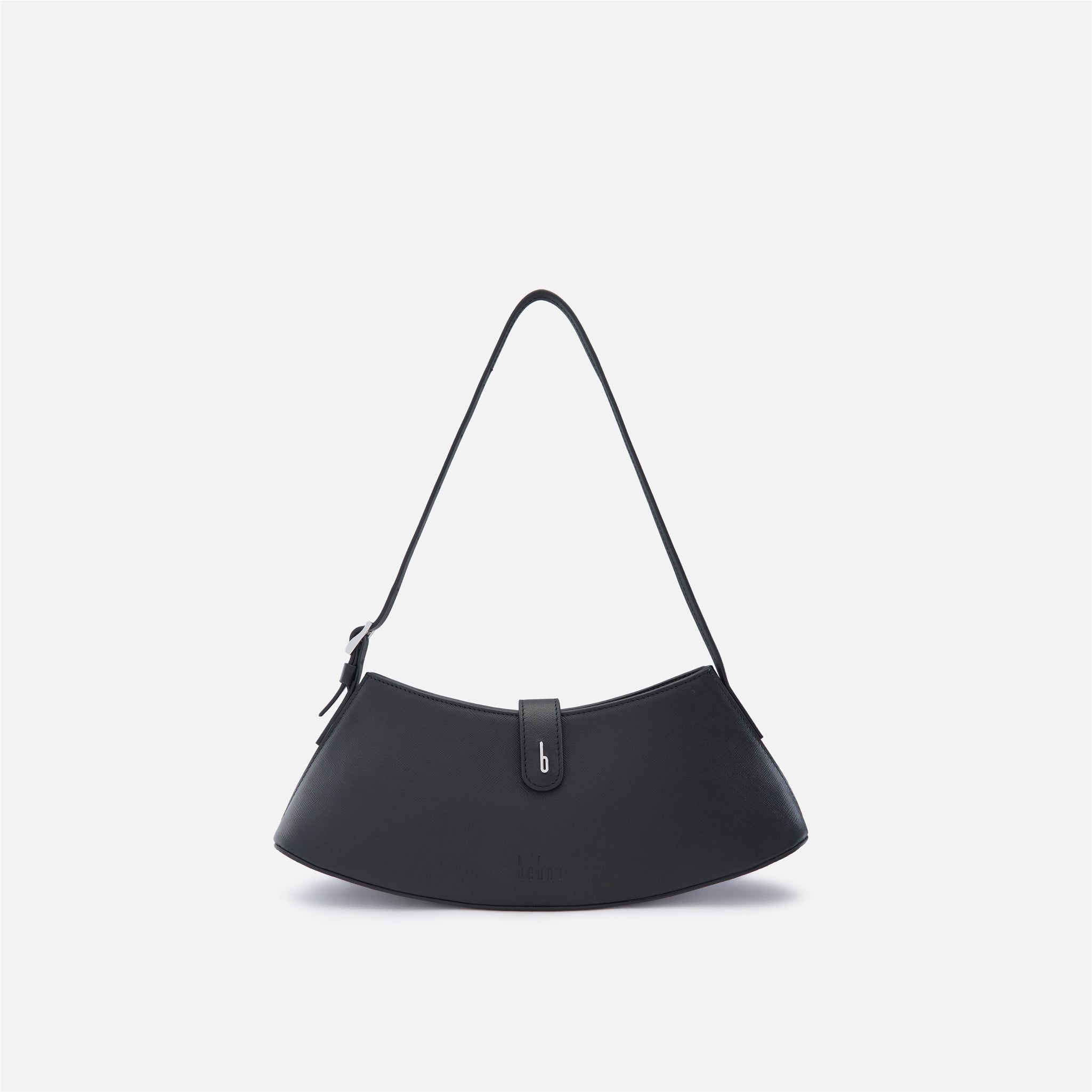 Behno RUTH MINI SHOULDER BAG SAFFIANO BLACK