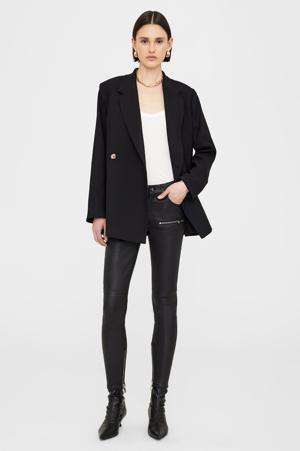 Anine Bing Kaia Blazer - Black