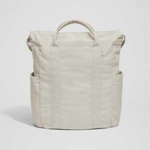 Away Courtside Tote in Salt White Textured Nylon