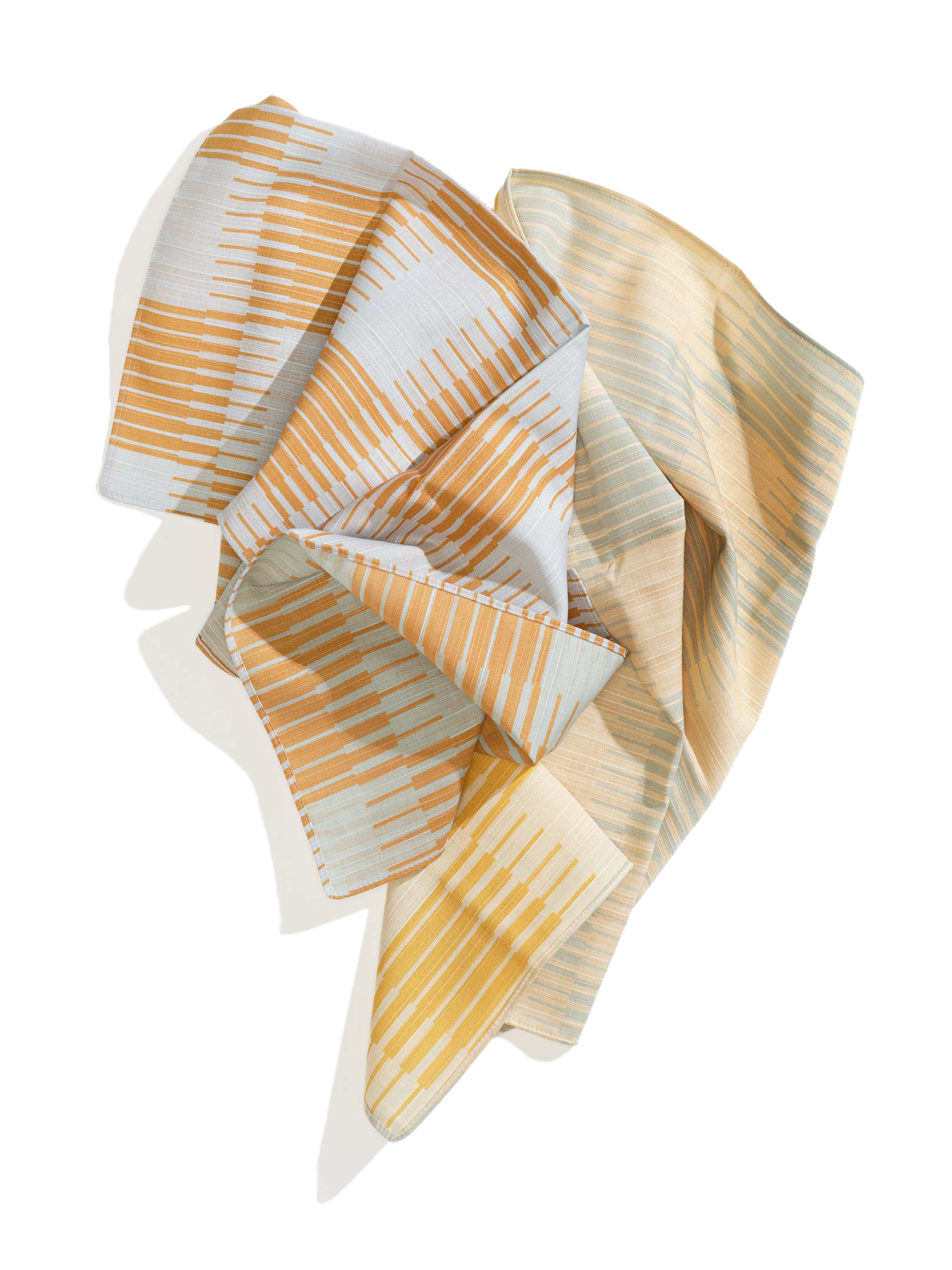 Material Dinner Napkins Double Sided Drift - Quiet Season