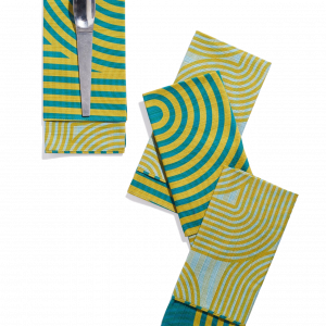 Material Dinner Napkins Double Sided Comb - High Season